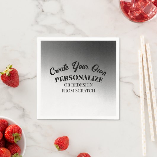 Serviette En Papier Créez votre propre personnalisation (En situation)