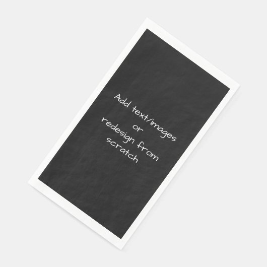 Serviette En Papier Créez Votre Propre Personnalisé (Coin)