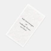 Serviette En Papier Créez Votre Propre Personnalisé (Coin)