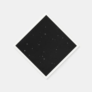 Serviette En Papier Créez Votre Propre Petit Événement Noir Étoiles