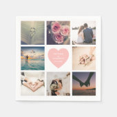 Serviette En Papier Créez votre propre photo Mariage Couple personnali (Devant)