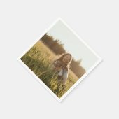 Serviette En Papier Créez votre propre photo personnalisée (Coin)