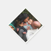 Serviette En Papier Créez votre propre photo personnalisée (Coin)