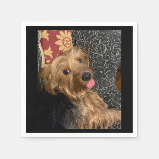 Serviette En Papier Créez votre propre photo personnelle (Devant)