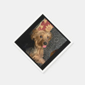 Serviette En Papier Créez votre propre photo personnelle (Coin)