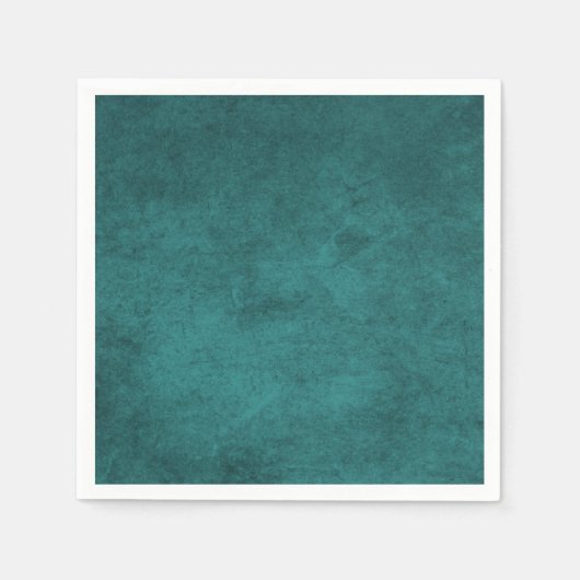 Serviette En Papier Créez votre propre style Turquoise solide (Devant)