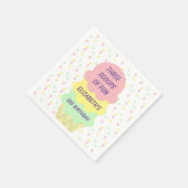 Serviette En Papier Crème de glace 3e anniversaire (Coin)