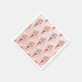 Serviette En Papier Crème de glace Kitty - Rosy & Dreamy (Coin)