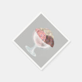 Serviette En Papier Crème glacée (Coin)