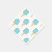 Serviette En Papier Crème glacée Anniversaire Cones (Coin)