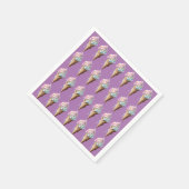 Serviette En Papier Crème glacée rose bleu coton bonbon tourbillon ann (Coin)