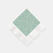 Serviette En Papier crème menthe celadon vert clair gris bleu (Coin)