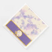 Serviette En Papier Crème Spring Garden Collection (Coin)