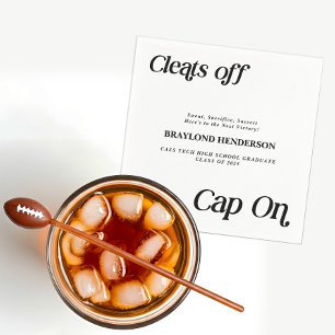 Serviette En Papier Crépins de fin d'études Athlète décontractés Casqu