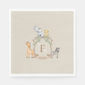 Serviette En Papier Crest Safari (Devant)