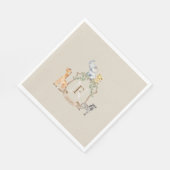 Serviette En Papier Crest Safari (Coin)