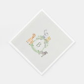 Serviette En Papier Crest Safari (Coin)