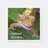 Serviette En Papier Crested Gecko Lizard (Devant)