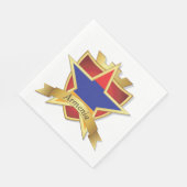 Serviette En Papier Crête d'Arménie (Coin)