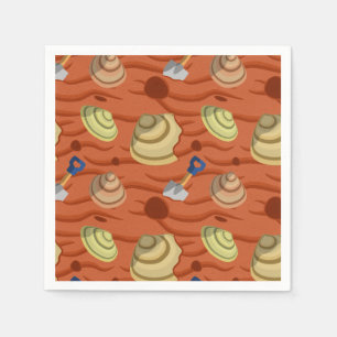 Serviette En Papier Creusage de palourdes