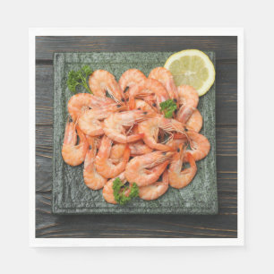 Serviette En Papier Crevettes