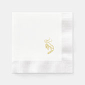 Serviette En Papier Crevettes (Devant)