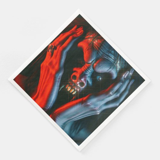 Serviette En Papier Criant démon (Coin)