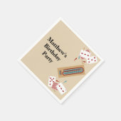 Serviette En Papier Cribbage Game Thème Personnalisé Parti (Coin)