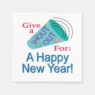 Serviette En Papier Criez pour une bonne année