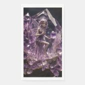 Serviette En Papier Cristaux d'Imaginaire Amethyst Fairy (Devant)