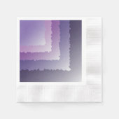 Serviette En Papier cristaux violets (Devant)