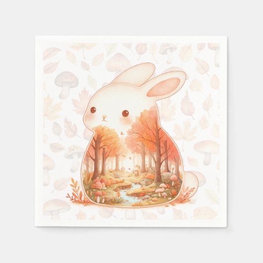 Serviette En Papier Critère de Wilderness de Whimsy - le lapin - (Devant)