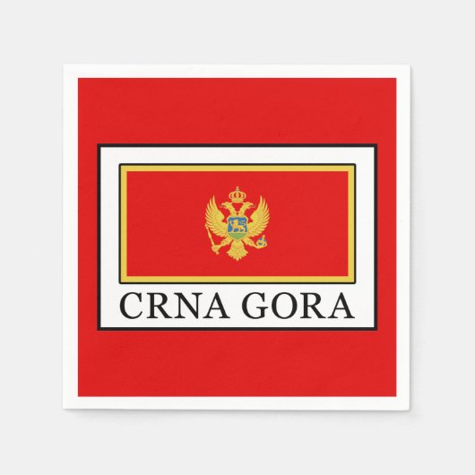 Serviette En Papier Crna Gora (Devant)