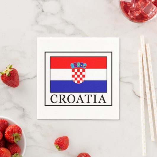 Serviette En Papier Croatie (En situation)