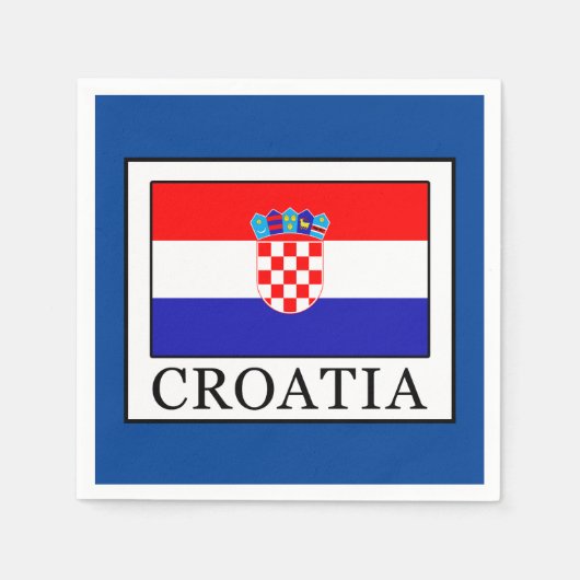 Serviette En Papier Croatie (Devant)