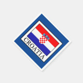 Serviette En Papier Croatie (Coin)