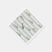 Serviette En Papier Crocodile (Coin)