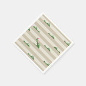 Serviette En Papier Crocodile (Coin)