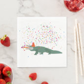 Serviette En Papier Crocodile d'alligator - Animaux ayant une fête (En situation)