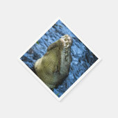 Serviette En Papier Crocodile Dents Eau (Coin)
