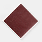 Serviette En Papier Crocodile Rouge Peau à imprimer Vernis (Coin)