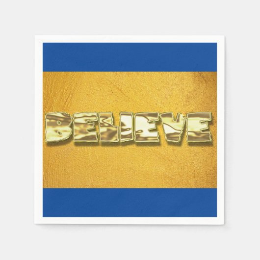 Serviette En Papier Croire (Devant)