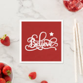 Serviette En Papier Croire (En situation)