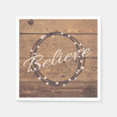 Serviette En Papier Croire (Devant)