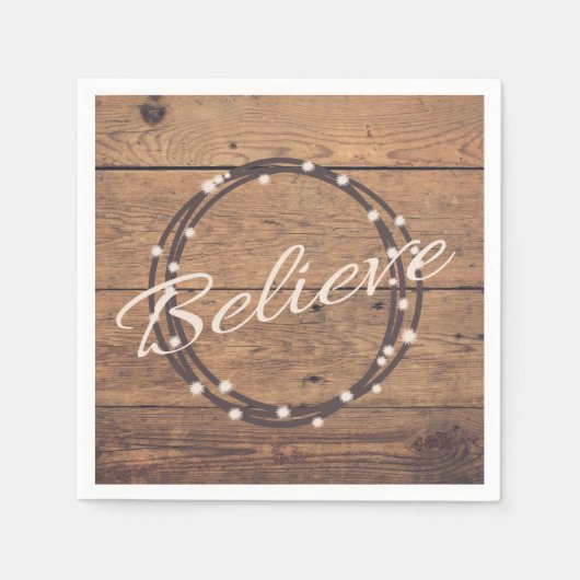 Serviette En Papier Croire (Devant)