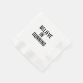Serviette En Papier Croire à courir (Coin)