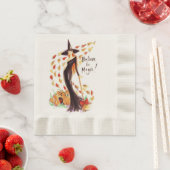 SERVIETTE EN PAPIER CROIRE EN MAGIE (En situation)