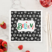 Serviette En Papier Croire Papier Napkin (En situation)