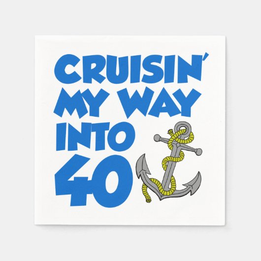 Serviette En Papier Croiser Mon Chemin En 40 Serviettes De Décor (Devant)