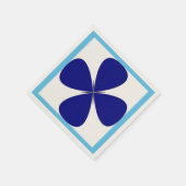 SERVIETTE EN PAPIER CROIX ARRONDIE (Coin)